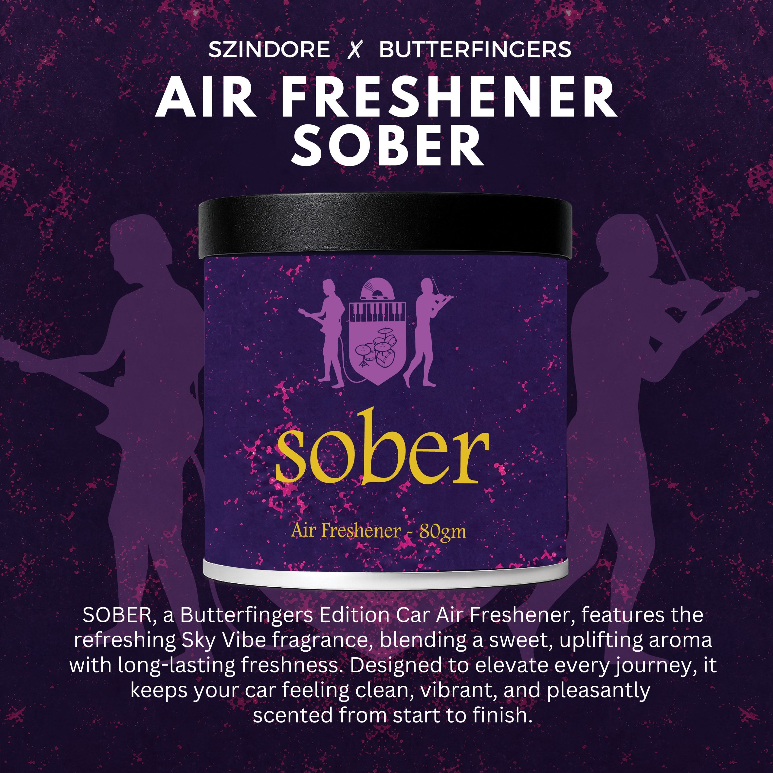 SZINDORE X BUTTERFINGERS AIR FRESHENER SOBER